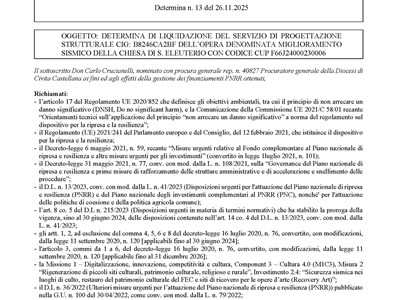 Determina n.13 - PNRR